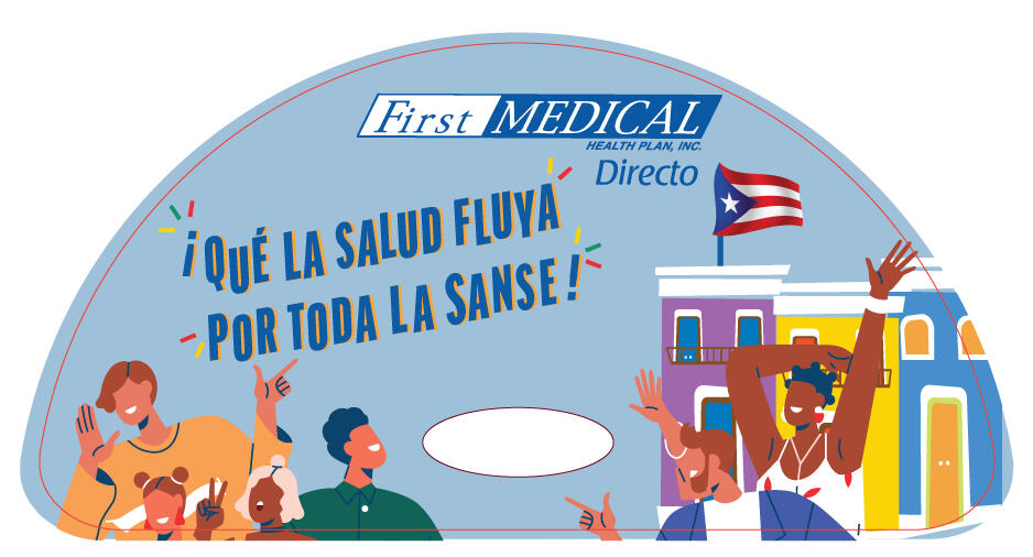 Abanico Fiestas de la Calle San Sebastian 2024 Lado A - First Medical / On Focus Marketing Group